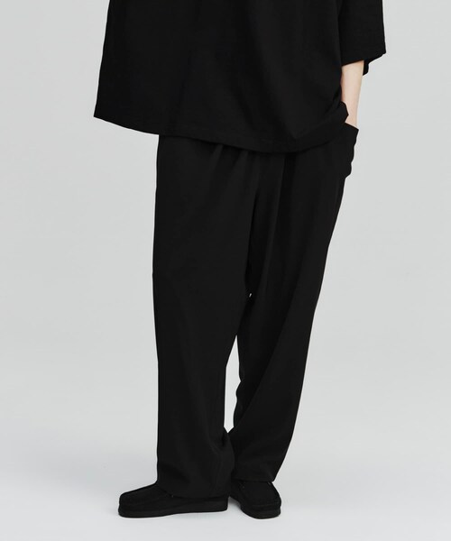 URBAN RESEARCH(アーバンリサーチ)の「SEE SEE SUPER WIDE TAPERED PANTS(その他パンツ・メンズ・BLACK/L GREY/D NAVY・M/L/XL/XXL)」の6枚目の写真
