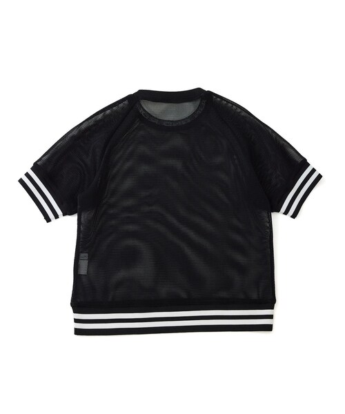 ROPE'（ロペ）の「ダブルメッシュ半袖プルオーバー/セットアップ対応（Tシャツ/カットソー・レディース・ブラック/ホワイト・L/M/S/XL）」の22枚目の写真