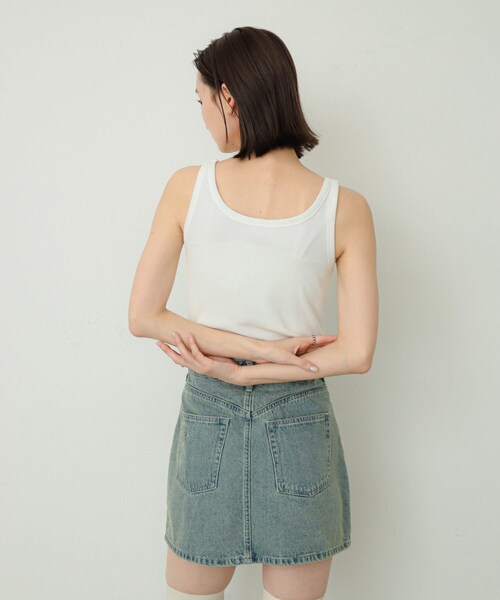 SENSE OF PLACE by URBAN RESEARCH（センスオブプレイスバイアーバンリサーチ）の「プレートピグメントタンクトップ（タンクトップ・レディース・PINK/OFF WHITE/GRAY・COMPACT/one）」の10枚目の写真