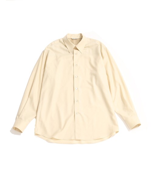 【AURALEE/オーラリー】SUPER LIGHT WOOL SHIRT
