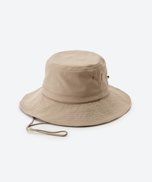 ADAM ET ROPE'(アダムエロペ)の「【KIJIMA TAKAYUKI(キジマ タカユキ)】DRY TWILL OVERSIZED SAFARI HAT(ハット・レディース・ベージュ/カーキ・F)」の1枚目の写真