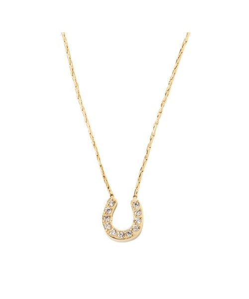 nissen（ニッセン）の「【Creamdot.】ビジューを飾ったミニホースシューのネックレス（ネックレス・メンズ・ゴールド/シルバー・ワンサイズ）」の3枚目の写真