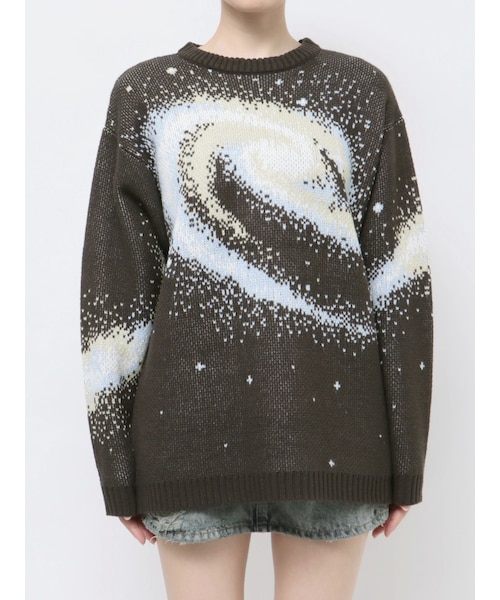 【早い者勝ち❗️】stone  ニットセーター ブラックM 新品 mm6 24aw エムエムシックス DESTROY CREW NECK KNIT