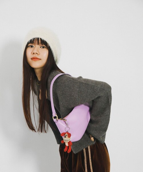 SENSE OF PLACE by URBAN RESEARCH(センスオブプレイスバイアーバンリサーチ)の「『別注』さらさ×SENSE OF PLACE シャギービーニー(ニットキャップ/ビーニー・レディース・OFF WHITE/GRAY・one)」の8枚目の写真