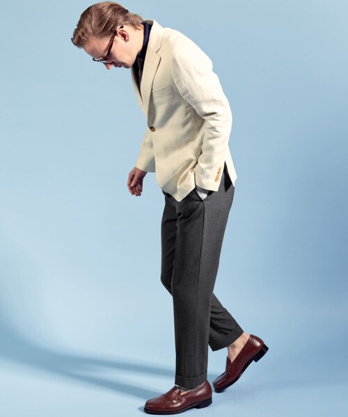 URBAN RESEARCH（アーバンリサーチ）の「クールマックスウールパンツ（スラックス・メンズ・GRAY/NAVY/CHARCOAL・42/44/46/48/50）」の19枚目の写真