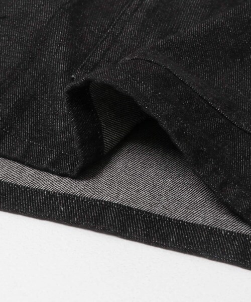 ITEMS URBANRESEARCH(アイテムズ アーバンリサーチ)の「デニムオーバーノーカラージャケット(デニムジャケット・レディース・BLK/BRN/IDG・Free)」の16枚目の写真