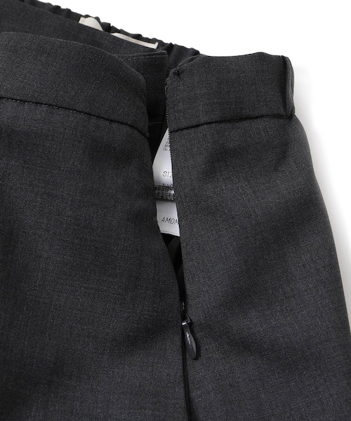ADAM ET ROPE'(アダムエロペ)の「【AMOMENTO(アモーメント)】PLEATED WOOL CULOTTE(スカート・レディース・グレー・0/1)」の7枚目の写真