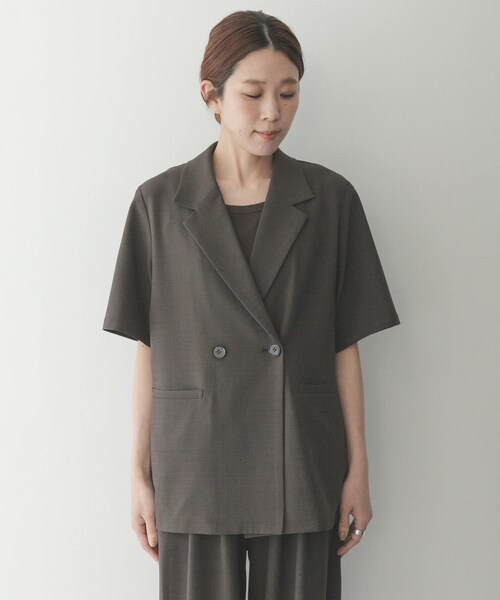 URBAN RESEARCH Sonny Label（アーバンリサーチサニーレーベル）の「ハイスペジャケットパンツセットアップ（セットアップ・レディース・オフ/チャコール・Free）」の21枚目の写真