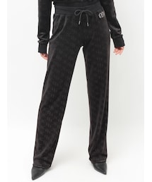 JUICY COUTURE | GYDA×Juicy Couture GG JC Emboss Big Bling Velour Track Pants(スウェットパンツ)