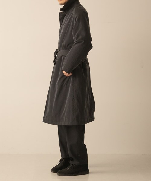 URBAN RESEARCH(アーバンリサーチ)の「A PRESSE Lining Silk Coat(ステンカラーコート・メンズ・NAVY・2/3)」の7枚目の写真
