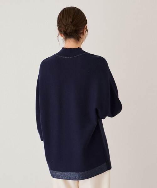 Jayro（ジャイロ）の「ボリュームスリーブチュニック（ニット/セーター・レディース・グレー/ホワイト系/ネイビー/ブルー系/ワイン・F）」の22枚目の写真