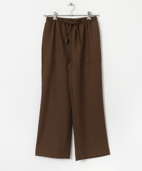 ITEMS URBANRESEARCH（アイテムズ アーバンリサーチ）の「リネンライクイージーワイドパンツ（その他パンツ・レディース・BRN/YEL/BLK/MOC・FREE）」の18枚目の写真