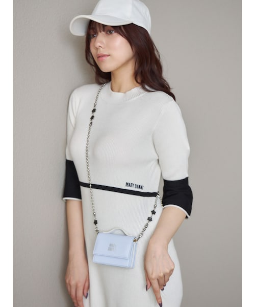 MERCURYDUO（マーキュリーデュオ）の「【MARY QUANTコラボ】デイジーロゴキャップ（その他雑貨・レディース・オフホワイト/ブラック/ピンク・F）」の5枚目の写真