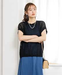 SMILE LAND | 大きいサイズ透かし編２ＷＡＹニットプルオーバー(ニット/セーター)