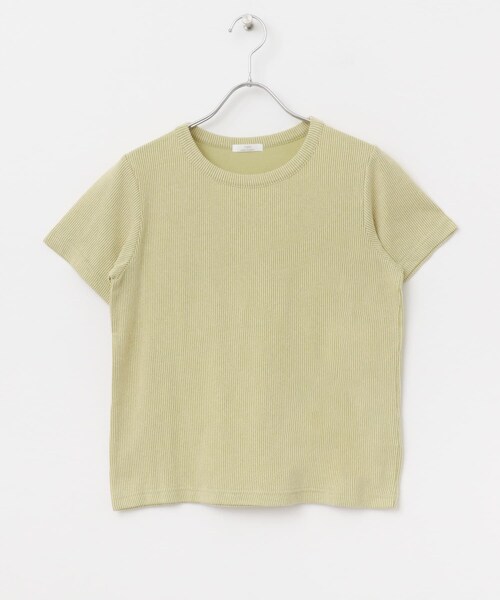 ITEMS URBANRESEARCH（アイテムズ アーバンリサーチ）の「チビテレコTシャツ（Tシャツ/カットソー・レディース・GRN/WHT/CHA・FREE）」の17枚目の写真