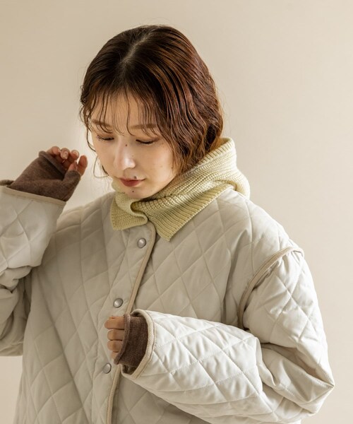 SMELLY（スメリー）の「ニットバラクラバ（ニットキャップ/ビーニー・レディース・GRY/IVO/BRN・-）」の16枚目の写真