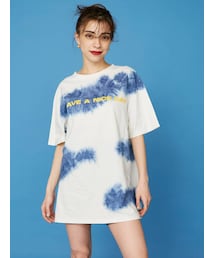 EVRIS | ロゴタイダイTシャツワンピース(ワンピース)