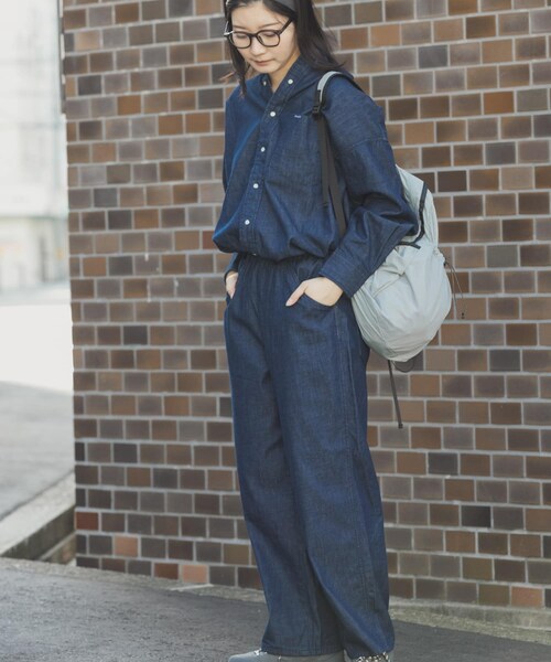 EKAL（エカル）の「『別注』Wrangler×EKAL　デニムリラックスバギーパンツ（デニムパンツ・レディース・O.W/BLACK・Free）」の21枚目の写真