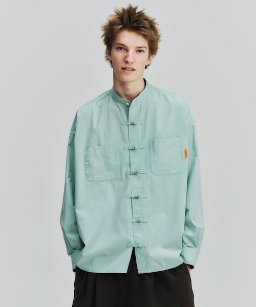 URBAN RESEARCH(アーバンリサーチ)の「SEE SEE KUNG FU LS SHIRT(シャツ/ブラウス・メンズ・MINT/SAX/D NAVY・M/L/XL/XXL)」の1枚目の写真