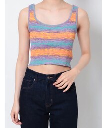 EVRIS | グラデボーダーニットタンクトップ(タンクトップ)