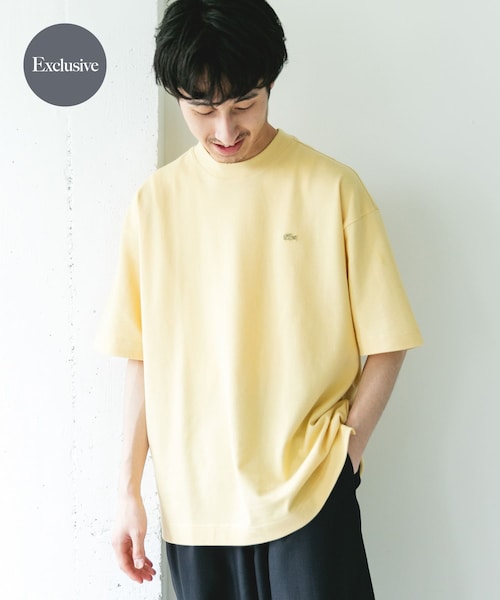 URBAN RESEARCH DOORS(アーバンリサーチドアーズ)の「『別注』LACOSTE×DOORS MOSS STITCH SHORT-SLEEVE T-SHIRTS(Tシャツ/カットソー・メンズ・HAMMAM/SOJA/BUFFALO/GRAPHITE・3/4/5)」の4枚目の写真