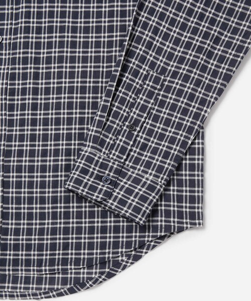 Saturdays NYC（サタデーズ ニューヨークシティ ）の「LUIS CHECK LS SHIRT（シャツ/ブラウス・レディース・ベージュ/ネイビー・L/M/S/XL）」の20枚目の写真