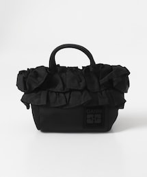 GANNI | GANNI MINI SHOPPER RUFFLE(トートバッグ)