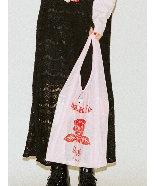 jouetie（ジュエティ）の「パッカブルエコバッグ（エコバッグ/サブバッグ・レディース・ピンク・F/M）」の2枚目の写真