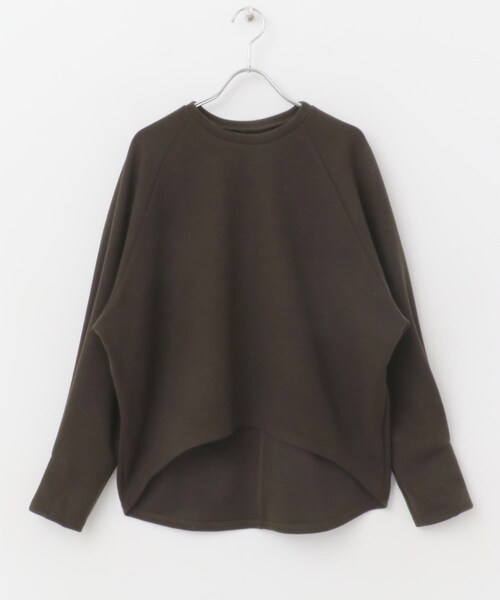 URBAN RESEARCH ROSSO（アーバンリサーチロッソ）の「ウール混タックスリーブスウェット（スウェット・レディース・OFF WHITE/BROWN・FREE）」の18枚目の写真