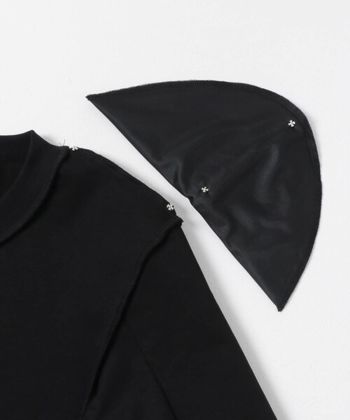 URBAN RESEARCH(アーバンリサーチ)の「SATORU SASAKI ショルダーパッドTシャツ(Tシャツ/カットソー・レディース・WHITE/BLACK・2)」の7枚目の写真