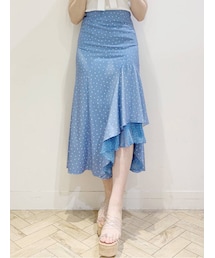 MERCURYDUO | アシメフリルマーメイドドットスカート(スカート)