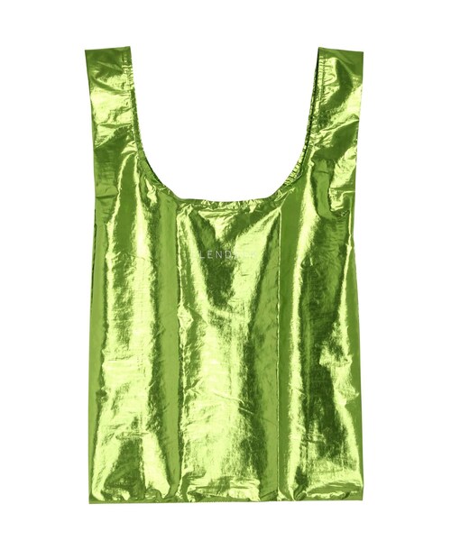 ELENDEEK(エレンディーク)の「SHINY SHOPPING BAG(エコバッグ/サブバッグ・レディース・ダークグレー/シルバー/ブラック/ミントグリーン・F)」の2枚目の写真