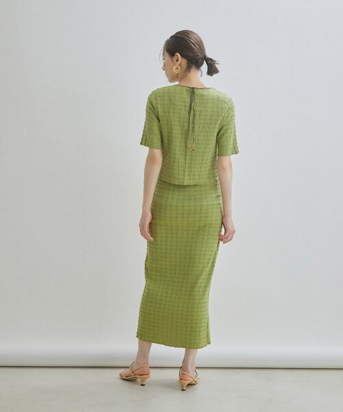 ADAM ET ROPE'(アダムエロペ)の「【公式サイト限定】【Pheeta(フィータ)】Vera Skirt(スカート・レディース・ライトグリーン/レッド/ローズピンク・F)」の15枚目の写真