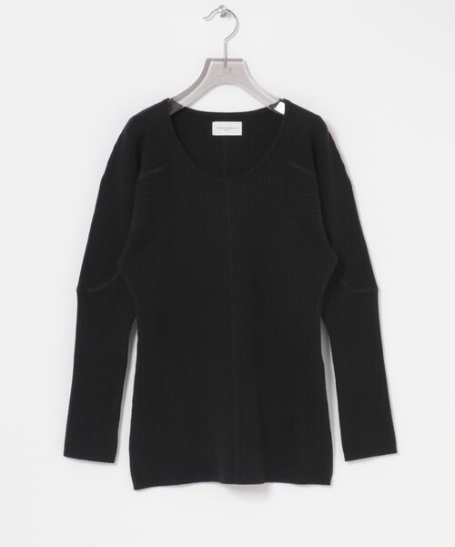 URBAN RESEARCH(アーバンリサーチ)の「new basic FRAME FLUID KNIT(ニット/セーター・レディース・WHITE/BLACK/DK BROWN・Free)」の7枚目の写真