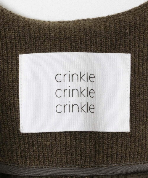 URBAN RESEARCH(アーバンリサーチ)の「『別注』crinkle crinkle crinkle×URBAN RESEARCH wool lingerie cami(キャミソール・レディース・BLACK/BROWN・FREE)」の22枚目の写真