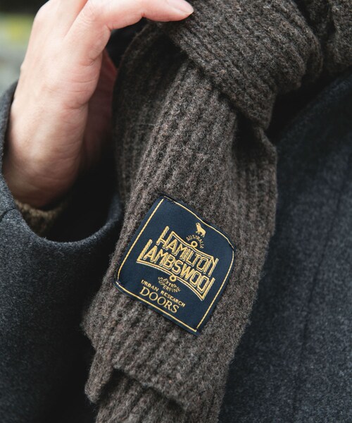 URBAN RESEARCH DOORS(アーバンリサーチドアーズ)の「ハミルトンマフラー(マフラー・メンズ・OFF WHITE/MIX BROWN/BLACK/SAGE GREEN・-)」の19枚目の写真