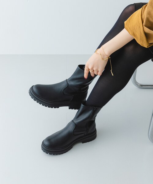 RODE SKO（ロデスコ）の「撥水ストレッチブーツ（ブーツ・レディース・DARK BROWN/BLACK・36/37/38）」の9枚目の写真