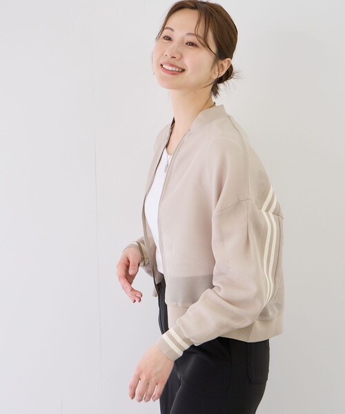 Jayro(ジャイロ)の「【セットアップ可】ラインメッシュブルゾン(ブルゾン・レディース・ブラック/ベージュ・M)」の21枚目の写真