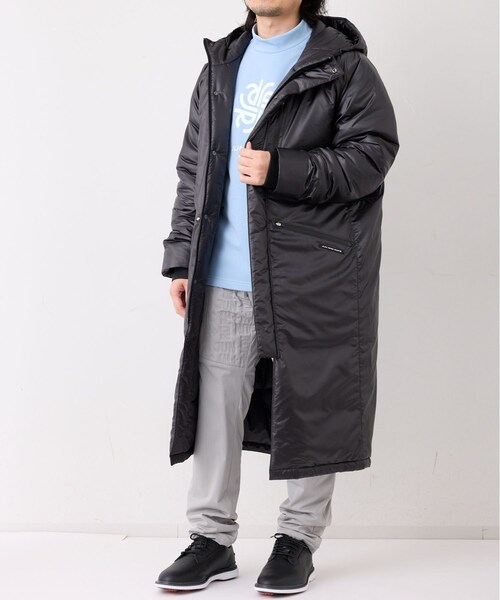 ROPE'（ロペ）の「【J'aDoRe限定】ロゴ入り中綿ベンチコート/撥水・ユニセックス（その他アウター・レディース・ブラック・M）」の21枚目の写真