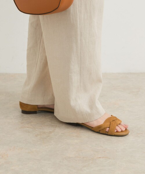 URBAN RESEARCH DOORS（アーバンリサーチドアーズ）の「『一部WEB限定カラー』セパレートフラットサンダル（サンダル・レディース・L.BEIGE/BLACK/CAMEL/BLUE・36/37/38）」の15枚目の写真