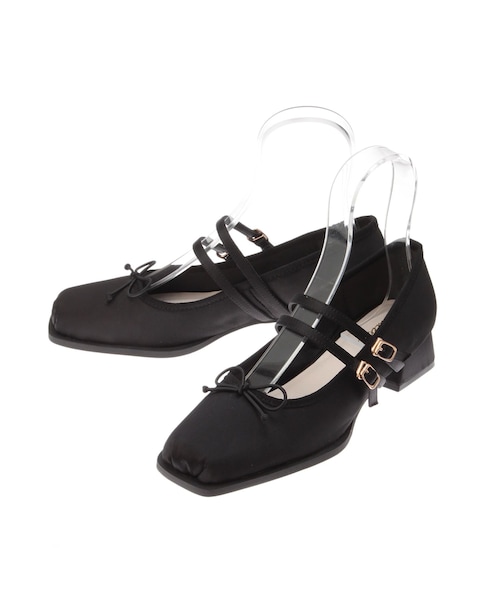 dazzlin（ダズリン）の「バレエメリージェーン（バレエシューズ・レディース・オフホワイト/グレー/ブラック/シルバー・M/L）」の18枚目の写真