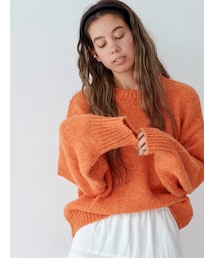 Ungrid | カラーモヘア混ルーズニット(ニット/セーター)