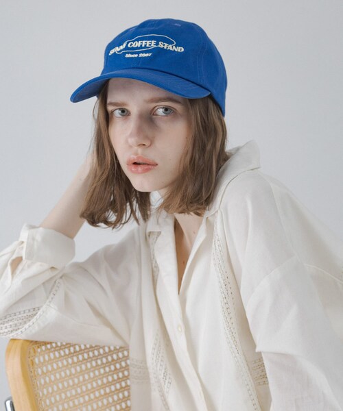 URBAN RESEARCH Sonny Label（アーバンリサーチサニーレーベル）の「エンブロイダリーロゴキャップ（キャップ・レディース・ネイビー/ブラウン/ブルー・One）」の3枚目の写真