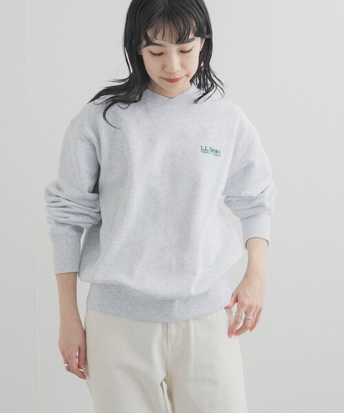 URBAN RESEARCH DOORS(アーバンリサーチドアーズ)の「L.L.Bean JAPAN EDITION CREWNECKSWEATSHIRTS(Tシャツ/カットソー・レディース・ECRU/BIRCH/NAVY/MAGENTA/SLATE BLUE/NIGHT・M)」の13枚目の写真