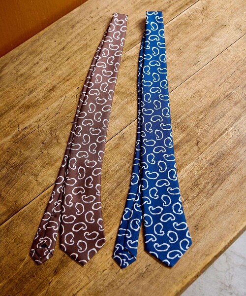 ADAM ET ROPE'（アダムエロペ）の「【Errico Formicola】TIE（ネクタイ・メンズ・ダークブラウン/ネイビー・F）」の7枚目の写真