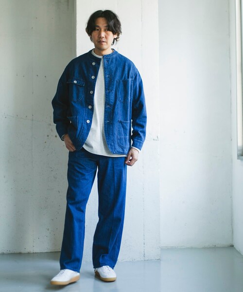 URBAN RESEARCH DOORS（アーバンリサーチドアーズ）の「Denim Chore Jacket（デニムジャケット・メンズ・INDIGO/ONE WASH・M/L/XL）」の11枚目の写真