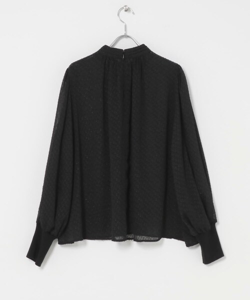 URBAN RESEARCH ROSSO（アーバンリサーチロッソ）の「ハイネックボリュームスリーブブラウス（シャツ/ブラウス・レディース・IVORY/BLACK DOT/PINK・Free）」の8枚目の写真