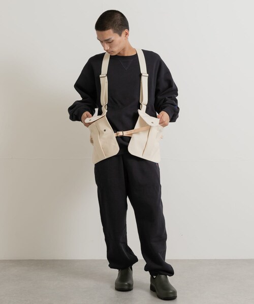 THE GOODLAND MARKET（ザグッドランドマーケット）の「KEIMEN　Vest（ベスト・メンズ・Ivory/BLACK・FREE）」の12枚目の写真