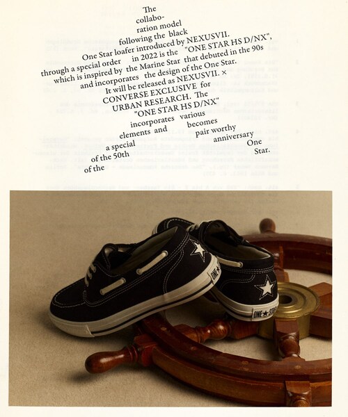 URBAN RESEARCH(アーバンリサーチ)の「NEXUSVII.×CONVERSE ONE STAR HS D / NX(スニーカー・メンズ・BLACK・23/23.5/24/24.5/25/25.5/26/26.5/27/27.5/28/29)」の12枚目の写真