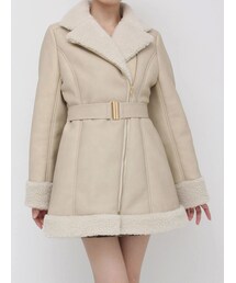 EATME | フェイクムートンレディコート(ムートンコート)